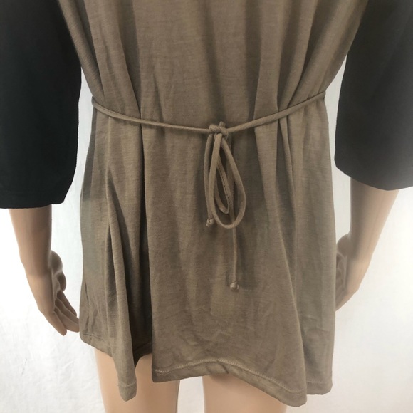 My Lil Bump Maternity top 1/2 Sleeve Tie at waist - Picture 5 of 5